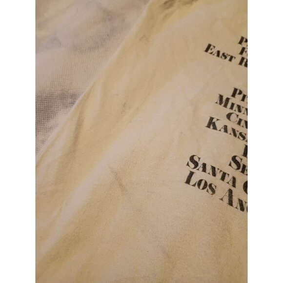 Taylor Swift The Eras Tour T-Shirt Medium Cotton Beige Double Sided - Picture 6 of 8